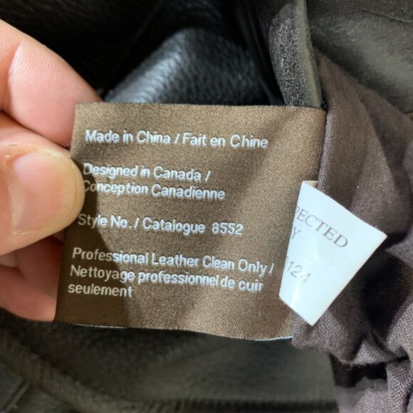 Danier Leather Chocolate Brown Leather Reversible Jacket - Picture 11 of 15